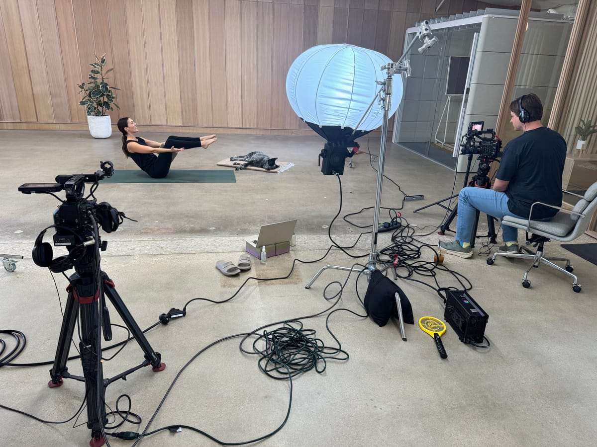 Behind the Scenes of Yoga With Adriene: Cameras & Gear